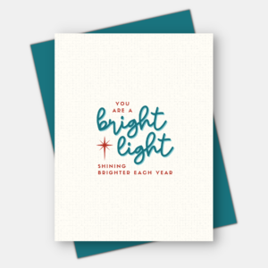 Age-Friendly Vibes - You Are a Bright Light - Age-positive Birthday Card