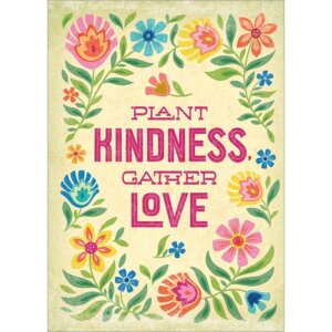 Amber Lotus Publishing - Plant Kindness Gather Love Greeting Card (6 Pack)