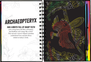 Peter Pauper Press - Scratch & Sketch Extreme Dinosaurs (Trace Along)