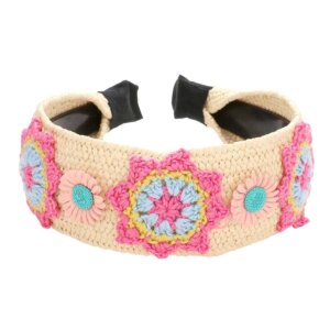 Sunflower Pointed Crochet Headband