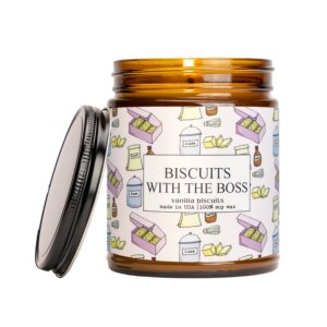Moonlight Makers - Biscuits With The Boss, Ted Lasso - Vanilla Biscuits Candle