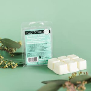 Seriously Shea - Exfoliating Foot Sugar Scrub - Peppermint + Eucalyptus