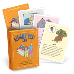Knock Knock - Affirmators!® Family: 50 Affirmation Cards Deck