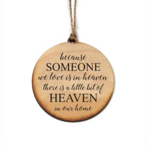 Driftless Studios - Christmas - Heaven In Our Home Wood Ornament