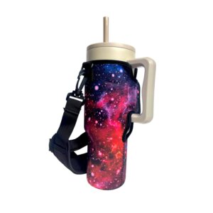 Lit Handlers - Galaxy 40oz Tumbler With Handle Sleeve