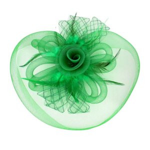 Madeline Love - Feather Mesh Flower Fascinator Headband