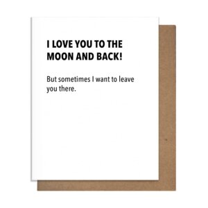 Pretty Alright Goods - Moon & Back - Love Card