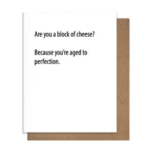 Pretty Alright Goods - Block of Cheese - Birthday Card