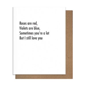Pretty Alright Goods - You're A Lot - Love Card