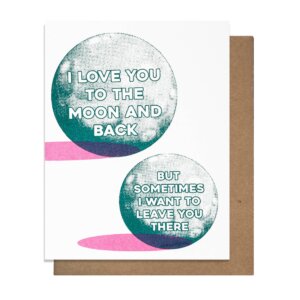 Pretty Alright Goods - Moon & Back - Love Card