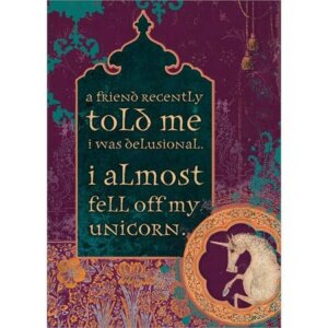 Amber Lotus Publishing - Delusional Greeting Card (6 Pack)