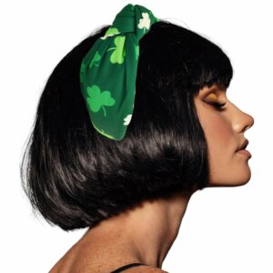 Madeline Love - St. Patrick's Clover Print Knot Headband