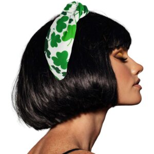 Madeline Love - St. Patrick's Clover Print Knot Headband